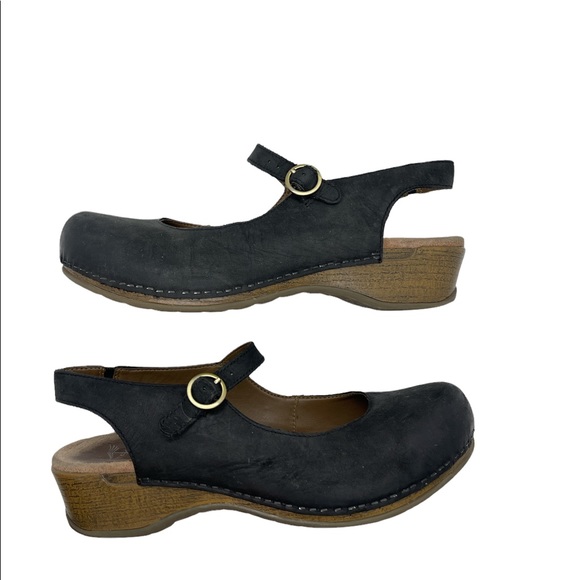 Dansko | Black | Professional Shoes | Mary Janes | Strappy | Open Heel | EU 41 - Picture 8 of 12